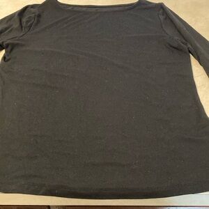 Women’s size M black three quarter sleeve shirt